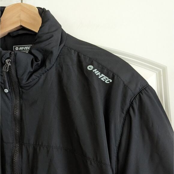 Hi-Tec Men's Full Zip Lightweight Quilted Black Jacket, Size Medium - Picture 4 of 7
